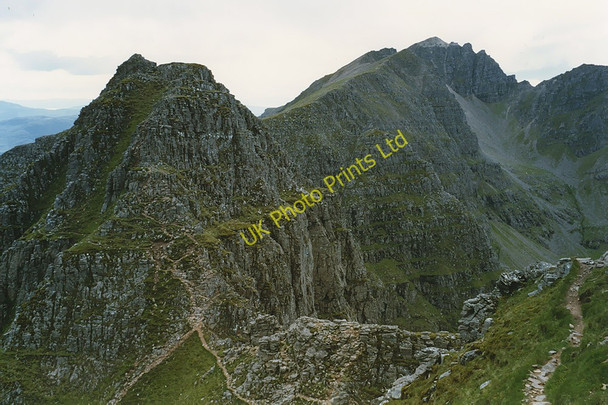 Photo 6"x4" The western half of Am Fasarinen Fasag c1993