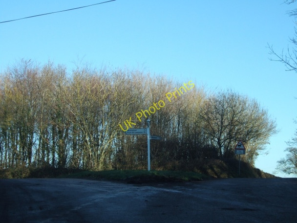 Photo 6"x4" The road junction at Forches Head Burrow\/SX9997 c2011