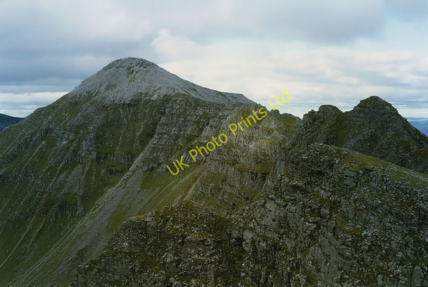 Photo 6"x4" Am Fasarinen from the west Fasag c1993