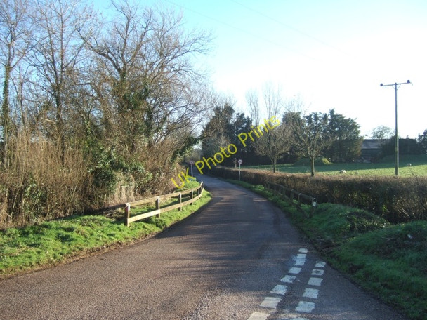 Photo 6"x4" Road to Whimple from Venn Cross Whimple c2011