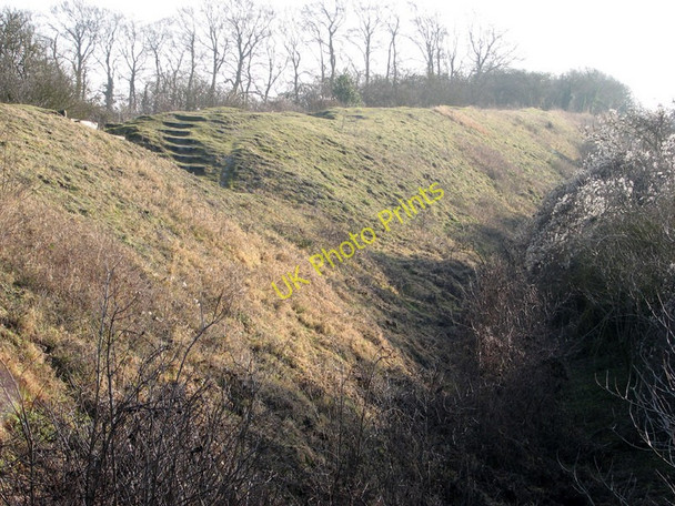 Photo 6"x4" Fleam Dyke in January Great Wilbraham c2011