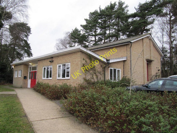 Photo 6"x4" Brookwood Village hall Sheets Heath c2011