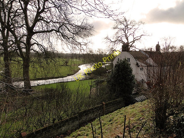 Photo 6"x4" Coldbath House and the River Waveney, Ditchingham Ditchingham c2011