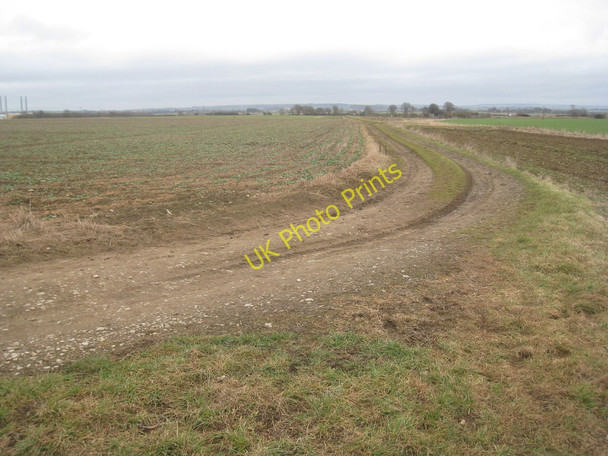 Photo 6"x4" Track to the sewage works Sturton c2011