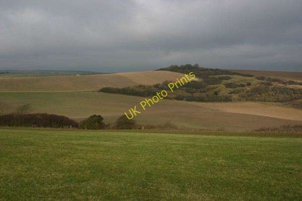 Photo 6"x4" Greenwich Meridian West of Telscombe Telscombe c2011