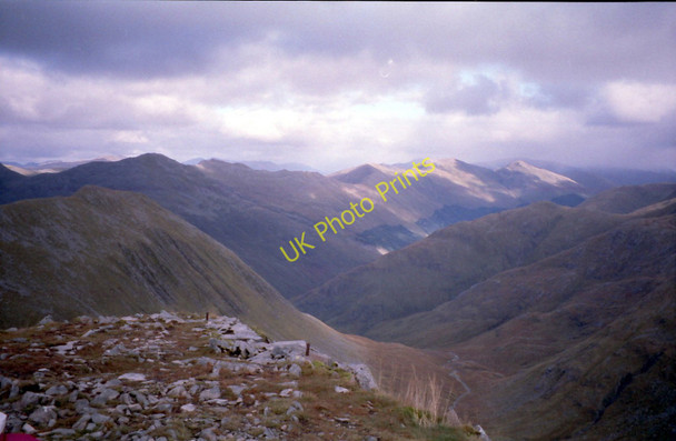 Photo 6"x4" Looking into Coire Toiteil Kinloch Hourn c1997