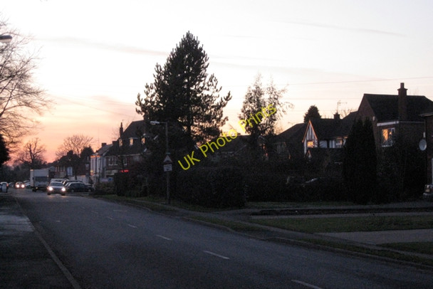 Photo 6"x4" Station Road, Balsall Common CV7, dusk Balsall Common c2011