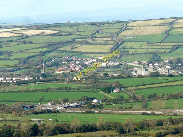 Photo 6"x4" Kidwelly seen from Pembrey Mountain Kidwelly\/Cydweli c2008
