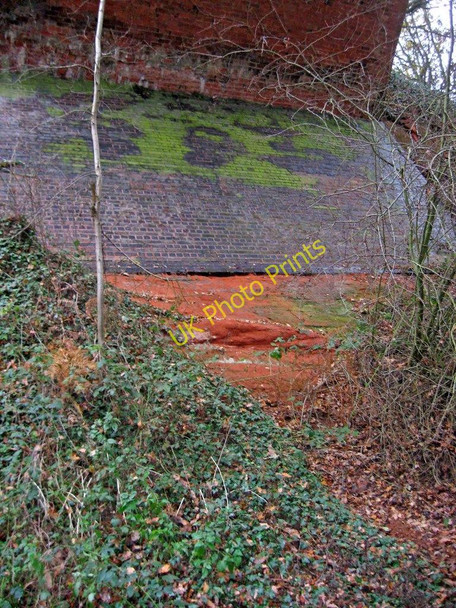 Photo 6"x4" Underneath Wilden Top Road bridge over former railway line Stourport-on-Severn c2010