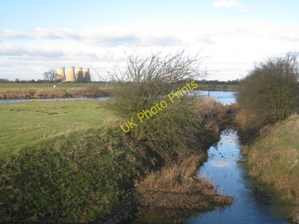 Photo 6"x4" Ditch connecting to the River Trent Low Marnham c2011