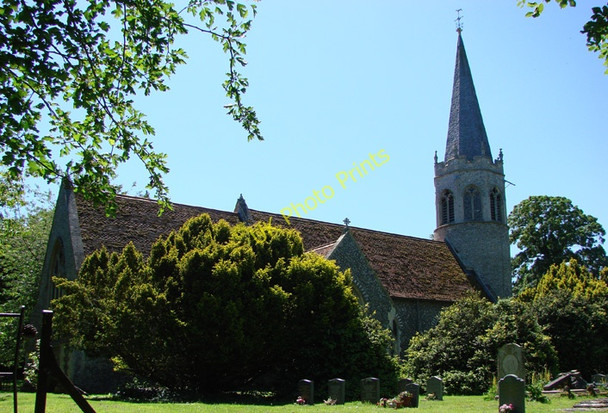 Photo 6"x4" Quidenham St Andrew's church Quidenham c2009