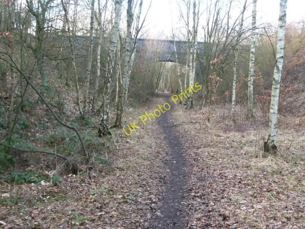 Photo 6"x4" Footbridge over the former railway Royston\/SE3511 c2011