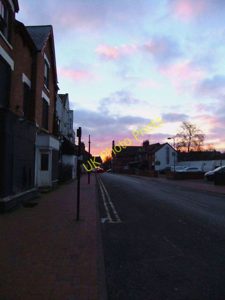 Photo 6"x4" Desborough sunset Desborough c2011