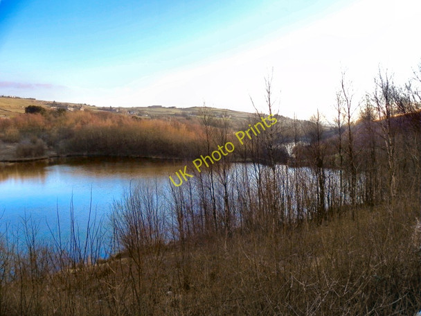 Photo 6"x4" Strinesdale Upper Reservoir Shaw\/SD9308 c2011