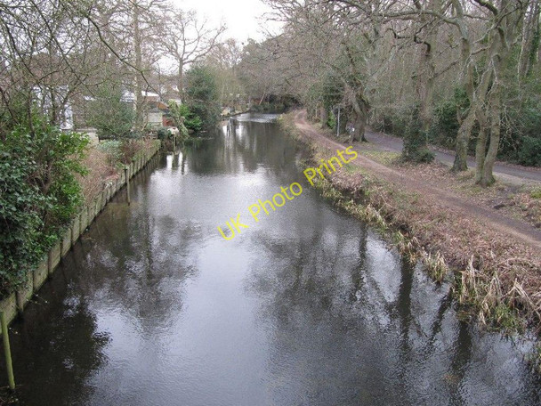 Photo 6"x4" Towards Pirbright Bridge Brookwood c2011