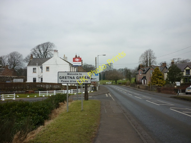 Photo 6"x4" Entering Gretna Green on Glasgow Road Gretna c2011