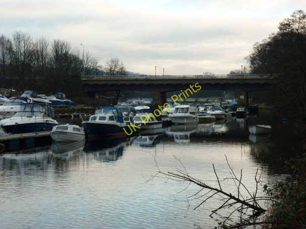 Photo 6"x4" The A811 Lomond Road over the River Leven Alexandria c2011