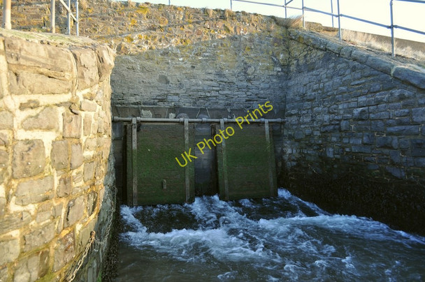 Photo 6"x4" Tidal sluice gates where Bradiford Water meets the River Taw Bickington\/SS5332 c2011