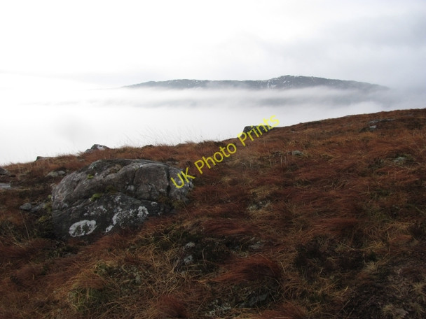 Photo 6"x4" Moorland beneath Creag a' Mh\u00c3\u00a0im Creag Liathtais c2011