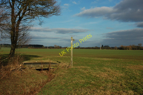Photo 6"x4" The corner of Porter's Plantation Hinton Cross c2011