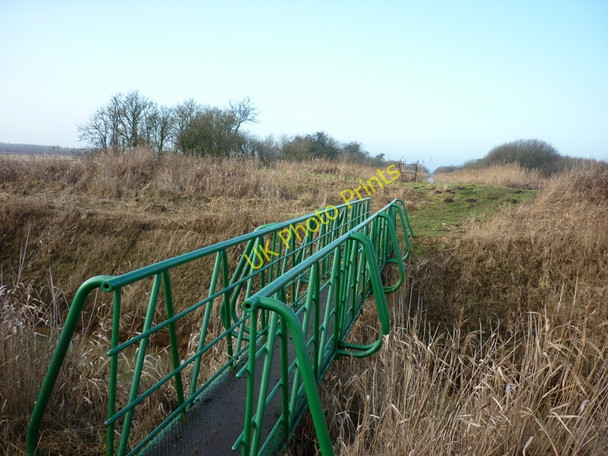 Photo 6"x4" A footbridge over Holderness Drain Routh c2011