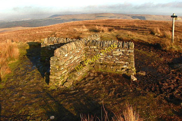Photo 6"x4" Compass Point Wall Brinscall c2011