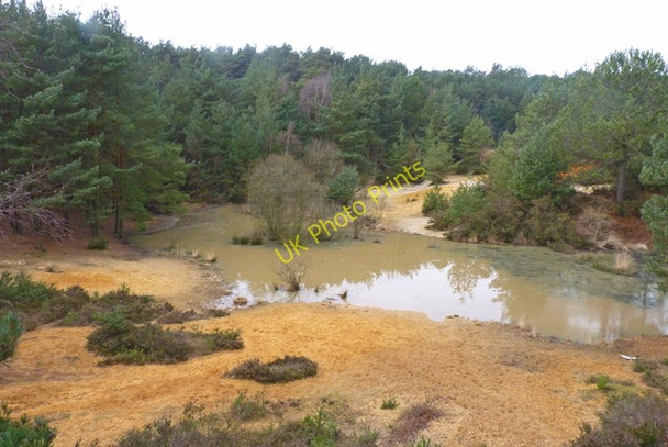 Photo 6"x4" Disused Pit on St Catherine's Hill St Catherine's Hill\/SZ1495 c2011