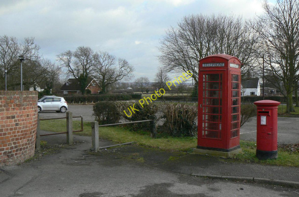 Photo 6"x4" Telephone box and pillar box at Langar Langar c2011