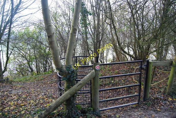 Photo 6"x4" Kissing gate by the Pilgrims' Way Charing c2010