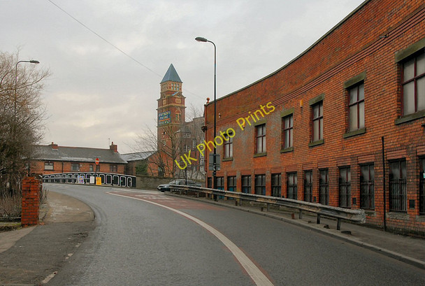Photo 6"x4" Trencherfield Mill from Pottery Road Wigan c2011