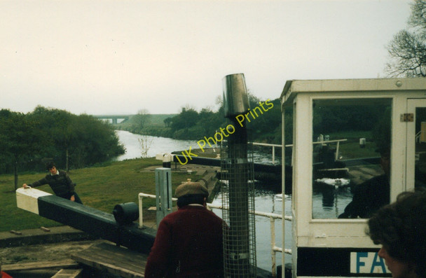Photo 6"x4" Broad Cut Lock Horbury c1985