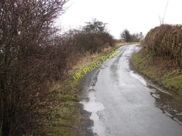 Photo 6"x4" Minor road passing Hadfast Valley Cousland\/NT3768 c2011