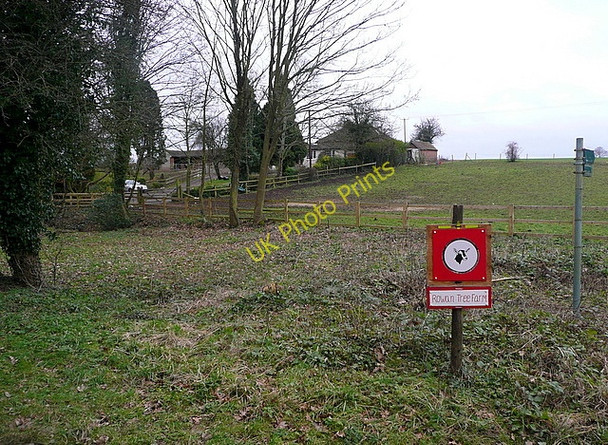 Photo 6"x4" Entrance to Rowan Tree Farm Tyler's Hill c2011