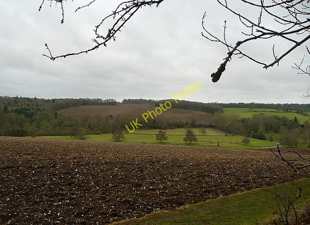 Photo 6"x4" Across the Chess valley Latimer c2011
