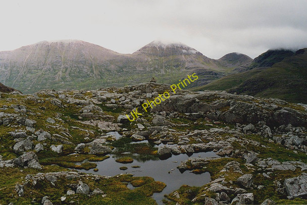 Photo 6"x4" The col under Ruadh Stac M\u00c3\u00b2r Ruadh Stac M\u00f2r c1999