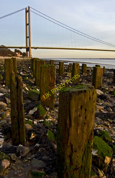 Photo 6"x4" Foreshore and bridge, Hessle Hessle\/TA0326 c2011