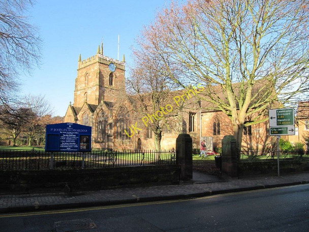 Photo 6"x4" St John from the road Worcester c2011