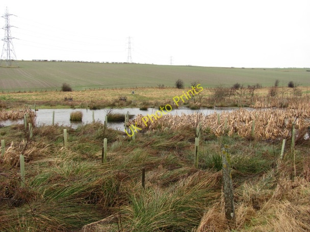 Photo 6"x4" Wetland beneath Elphinstone Cousland\/NT3768 c2011