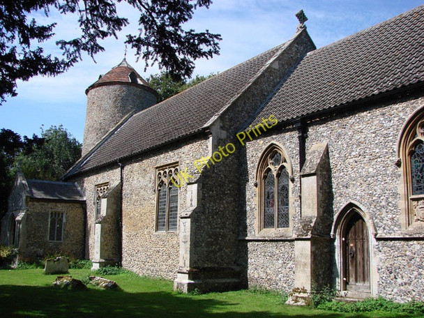 Photo 6"x4" Welbourne All Saints' church South Green\/TG0510 c2009