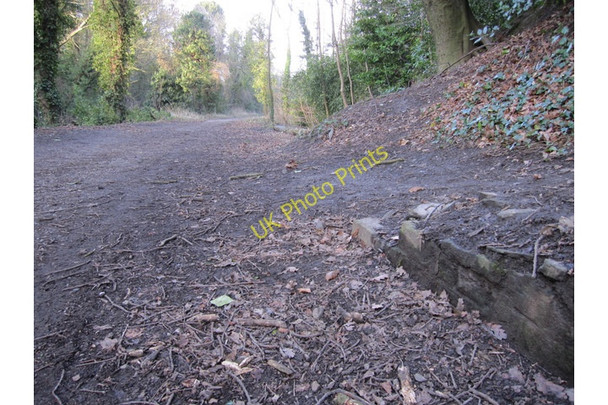 Photo 6"x4" The track bed of the former Holywell Town railway - 2 Bryn Celyn\/SJ1876 c2011