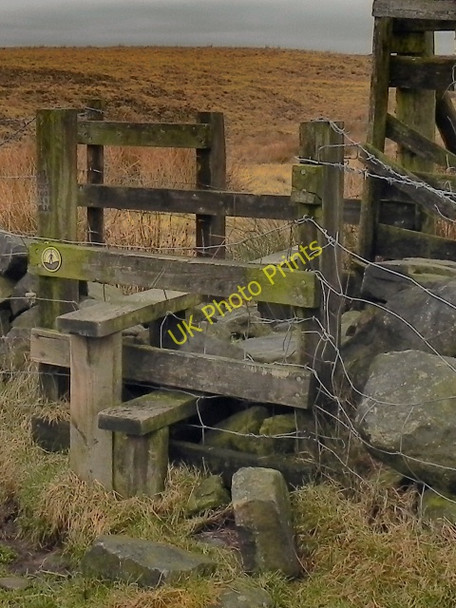 Photo 6"x4" Stile on Harden Moor Nangreaves c2011