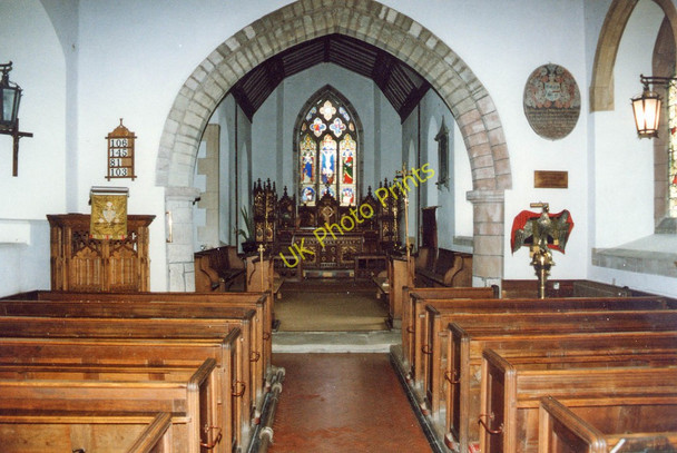 Photo 6"x4" St Mary, Hopesay - East end Hopesay c1997