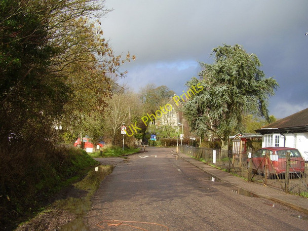 Photo 6"x4" Looking towards the church Fluxton c2011