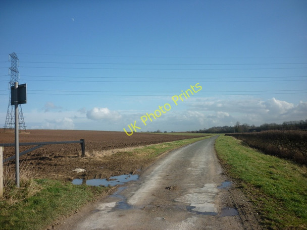 Photo 6"x4" Looking east from the end of Laith Staid Lane Newthorpe\/SE4732 c2011