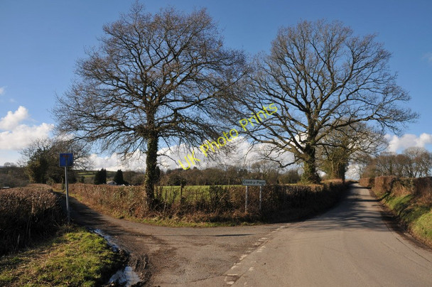 Photo 6"x4" Junction near Coed-y-Paen Coed-y-paen c2011