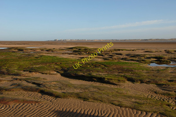 Photo 6"x4" Sandstone outcrop Hoylake c2011