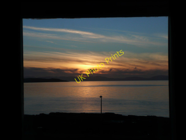 Photo 6"x4" Sunset over Skye Auchtercairn c2011