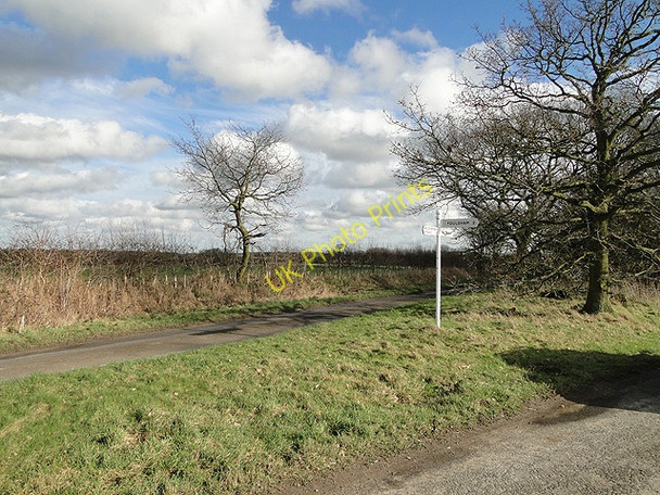 Photo 6"x4" Road junction east of Wood Norton Wood Norton\/TG0128 c2011