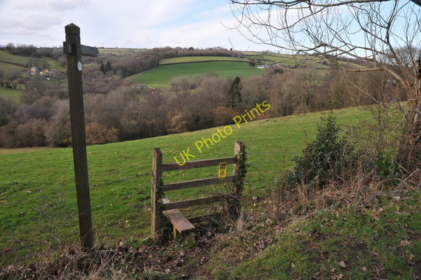 Photo 6"x4" Stile and footpath Ton\/ST3696 c2011