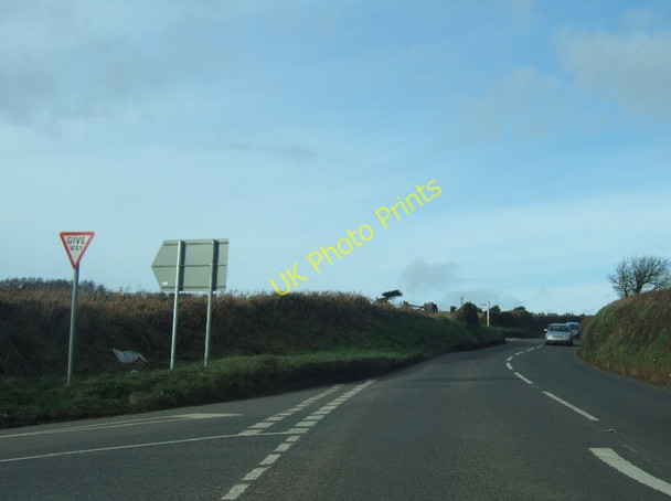 Photo 6"x4" A381 passing Burleigh Lane South Huish c2011